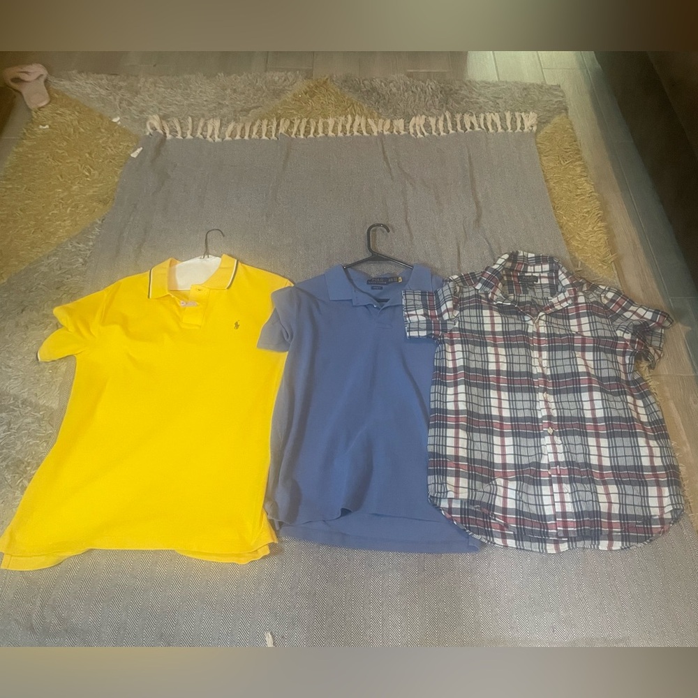 Boy's Polo Ralph Lauren Short Sleeve Polo Shirts - Lot of 3
